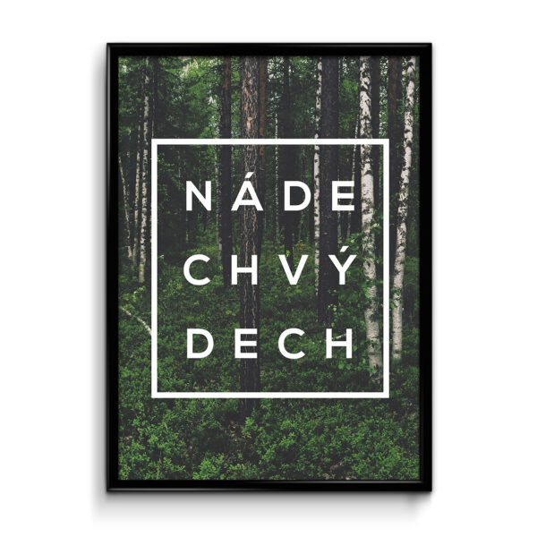 Plakát (obraz) Nádech výdech