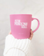 Velký růžový hrnek ©Jsem princezna! Vole. 560 ml