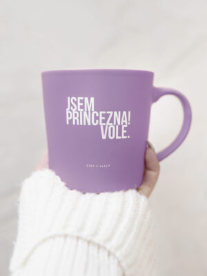 Velký fialový hrnek ©Jsem princezna! Vole. 560 ml – LIMITOVANÁ EDICE
