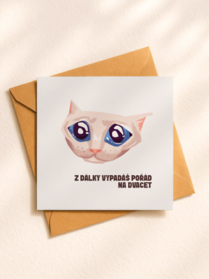 Přání k narozeninám Z DÁLKY VYPADÁŠ POŘÁD NA 20