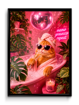 Plakát (obraz) Wellness kočička