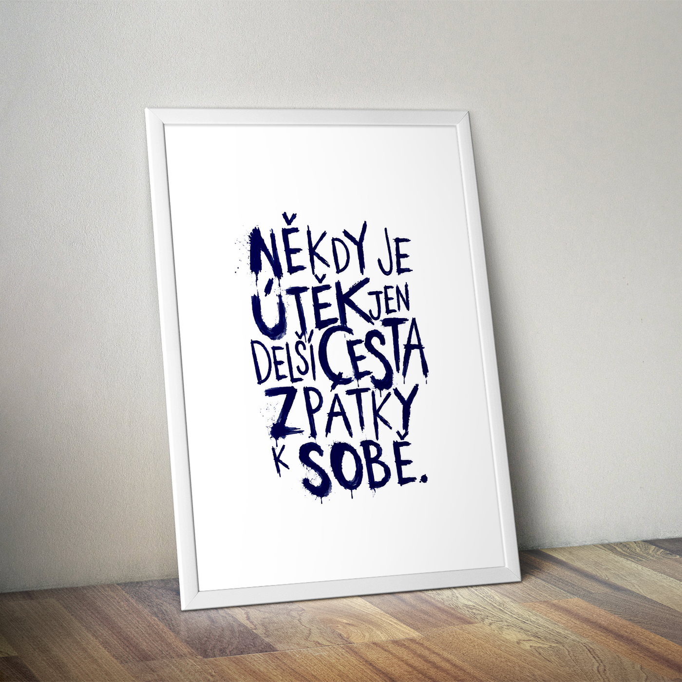 Plakát (obraz) Někdy je útěk jen delší cesta zpátky k sobě. - Obrázek 2