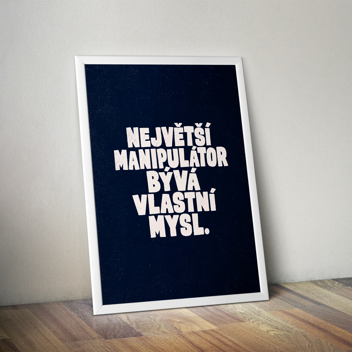 Plakát (obraz) Největší manipulátor bývá vlastní mysl - Obrázek 2