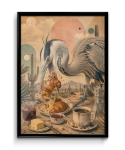 Plakát (obraz) Surreal VOLAVKA & CROISSANT