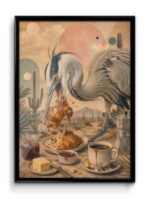 Plakát (obraz) Surreal VOLAVKA & CROISSANT