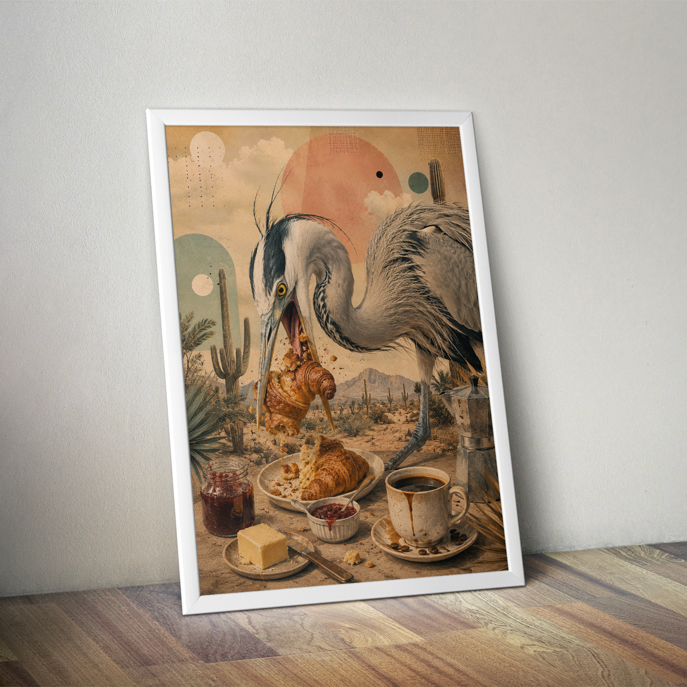 Plakát (obraz) Surreal VOLAVKA & CROISSANT - Obrázek 2