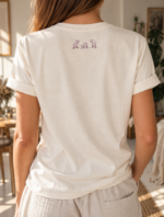 Prémiové unisex tričko Někdy si myslím, že mi může udělat radost jenom výhra v loterii, ale pak vidím srnky na poli – Vintage White ECRU